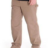 Pantalón Straight Hombre Twill Carpenter Café Claro Cat