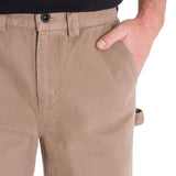 Pantalón Straight Hombre Twill Carpenter Café Claro Cat