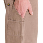 Pantalón Straight Hombre Twill Carpenter Café Claro Cat