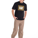 Pantalón Straight Hombre Twill Carpenter Café Claro Cat