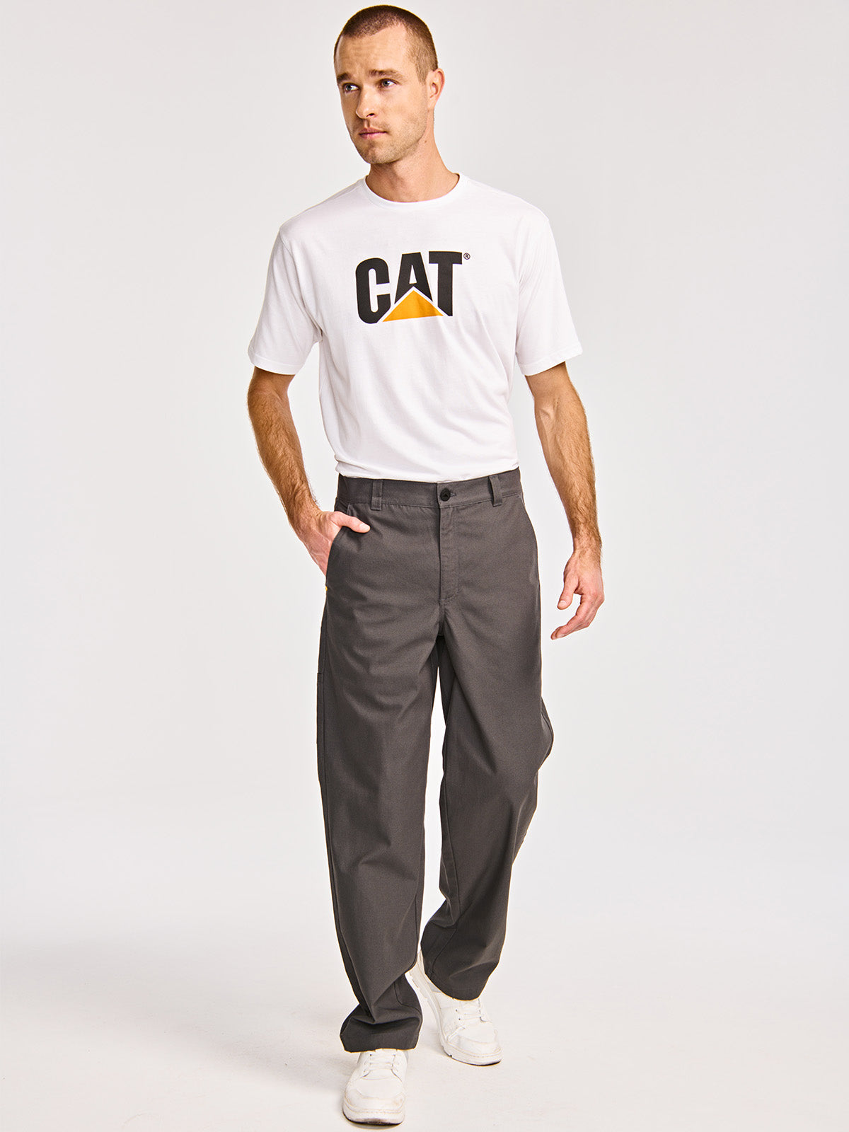 Pantalón Casual Hombre RELAXED TWILL UTILITY PANT Negro CAT