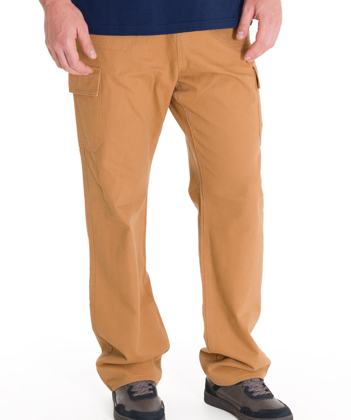Pantalón Tiro Medio Hombre HERITAGE STRAIGHT CARGO UTILITY Café Cat