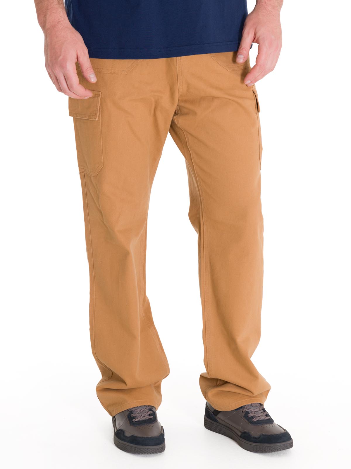 Pantalón Tiro Medio Hombre HERITAGE STRAIGHT CARGO UTILITY Café Cat