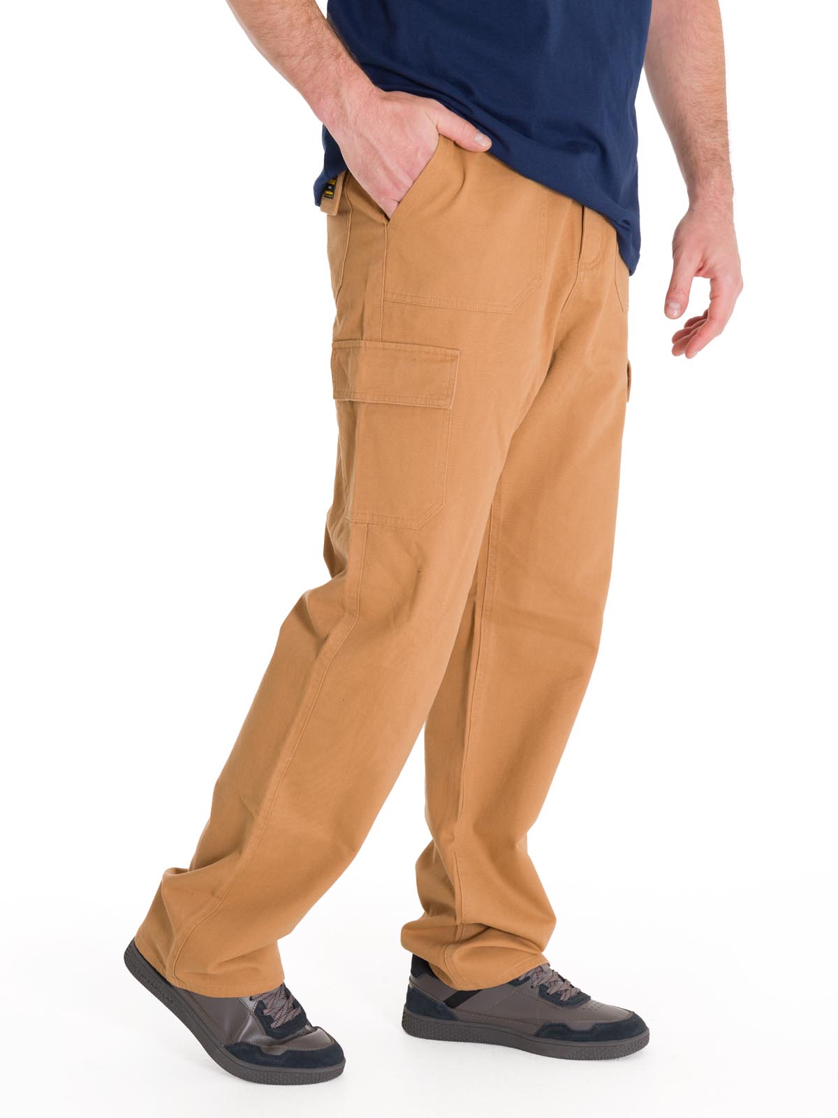 Pantalón Tiro Medio Hombre HERITAGE STRAIGHT CARGO UTILITY Café Cat