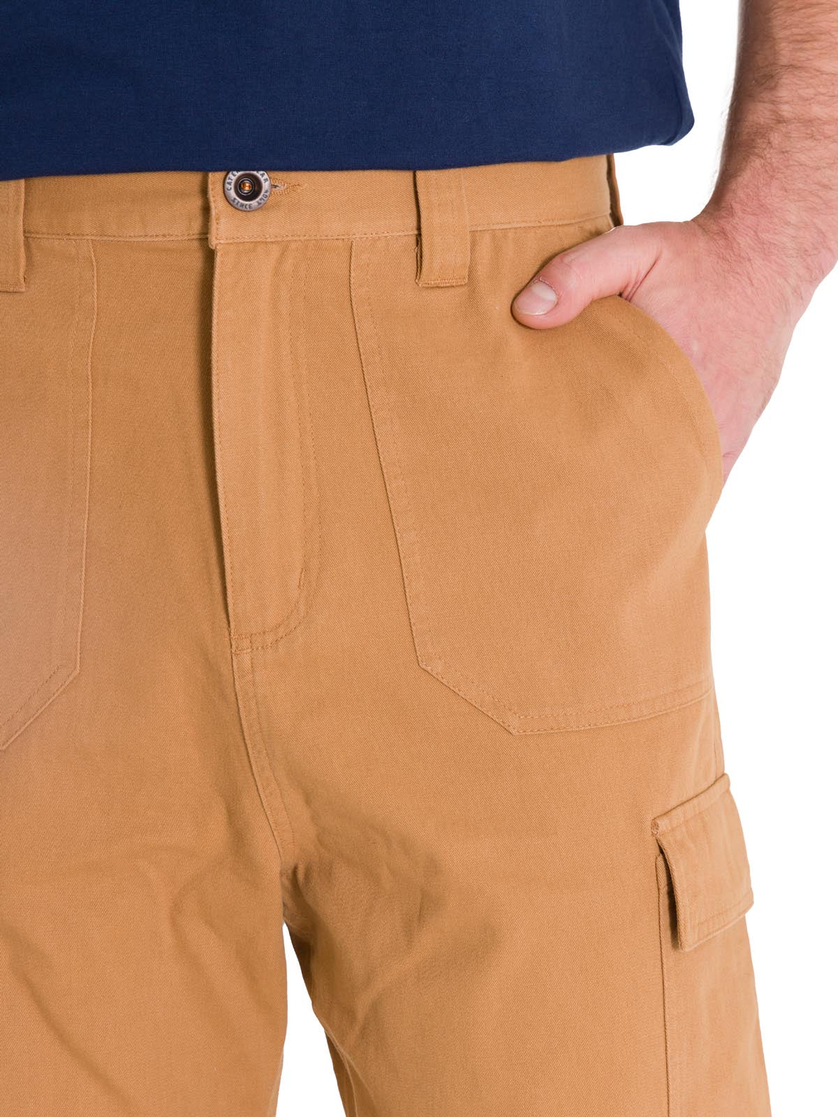 Pantalón Tiro Medio Hombre HERITAGE STRAIGHT CARGO UTILITY Café Cat