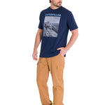 Pantalón Tiro Medio Hombre HERITAGE STRAIGHT CARGO UTILITY Café Cat