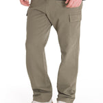 Pantalón Tiro Medio Hombre HERITAGE STRAIGHT CARGO UTILITY Oliva Cat