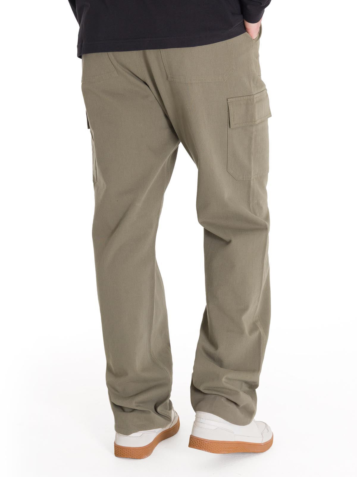 Pantalón Tiro Medio Hombre HERITAGE STRAIGHT CARGO UTILITY Oliva Cat