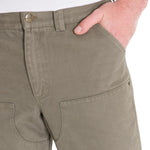 Pantalón Tiro Medio Hombre HERITAGE UNIFORM STRAIGHT DOUBLE FRONT Oliva Cat