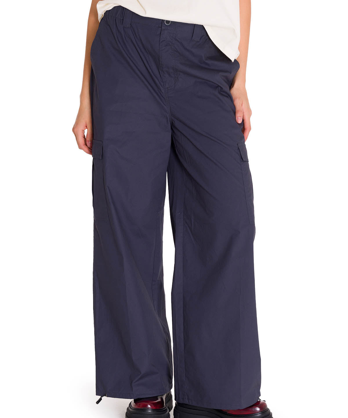 Pantalón Mujer Pull-On Cargo Parachut Azul CAT