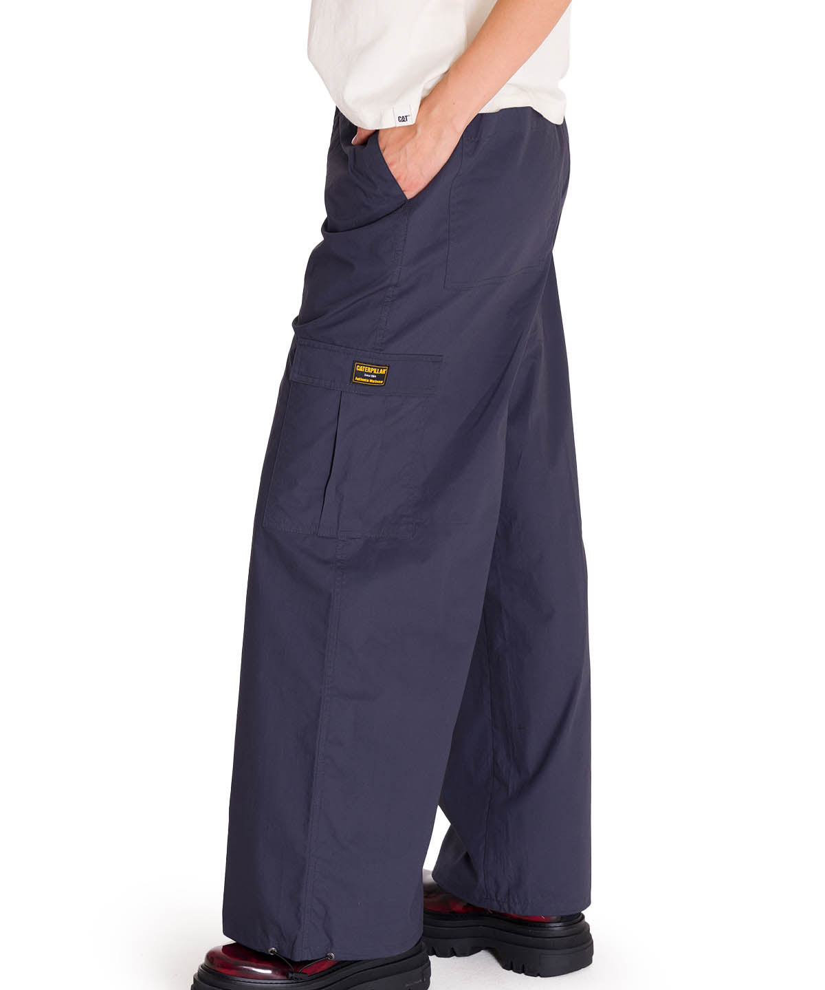 Pantalón Mujer Pull-On Cargo Parachut Azul CAT