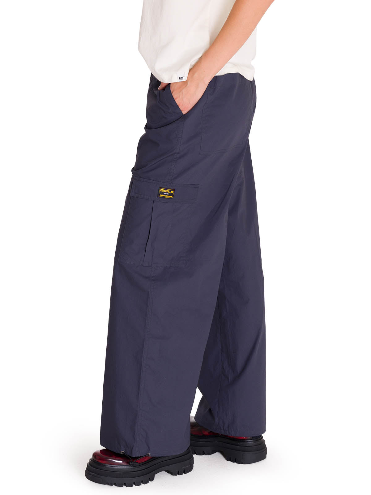 Pantalón Mujer Pull-On Cargo Parachut Azul CAT
