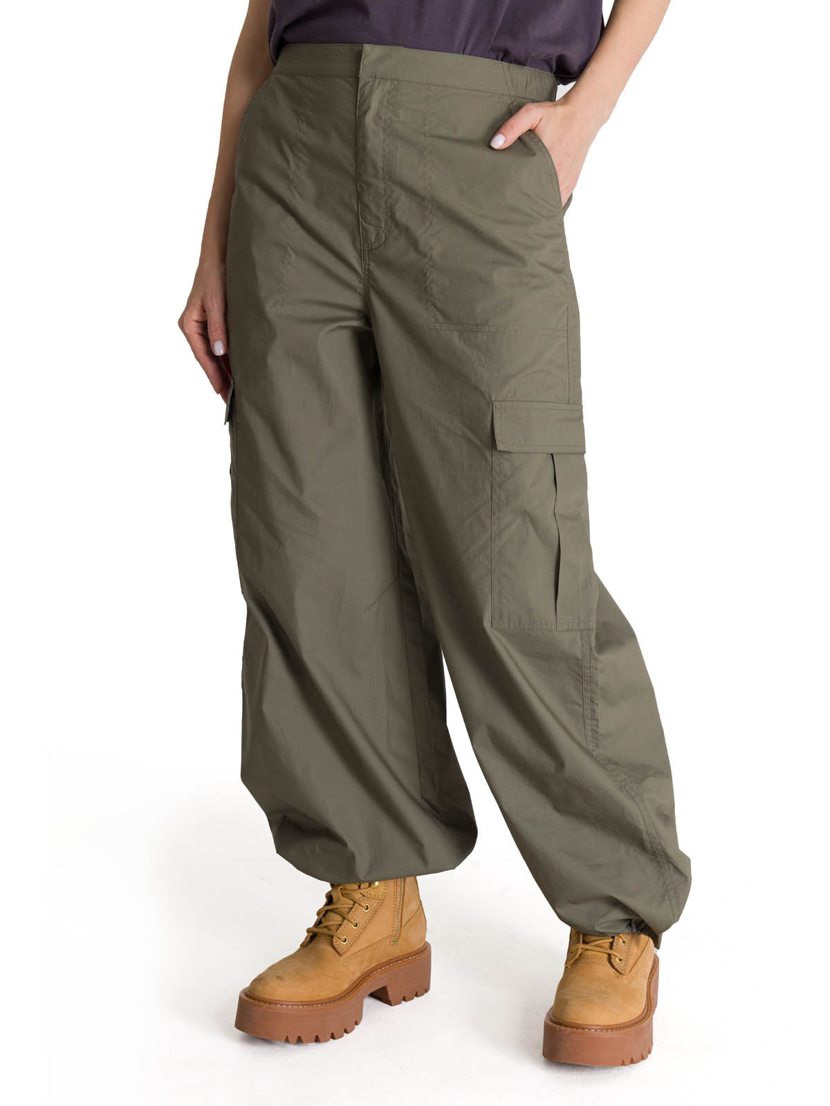 Pantalón Cargo Mujer Pull-On Oliva CAT