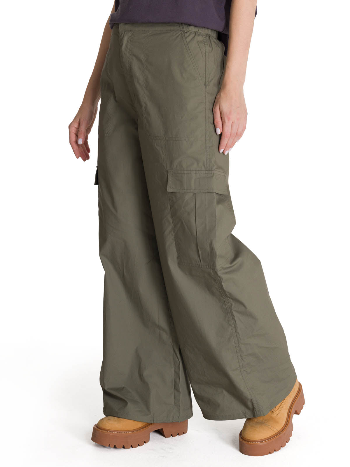 Pantalón Cargo Mujer Pull-On Oliva CAT