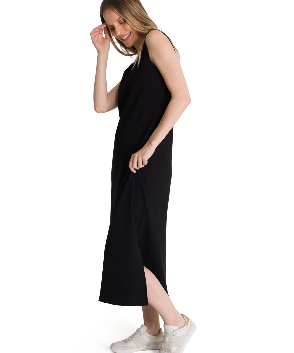 Vestido Mujer Rib Tank Negro CAT