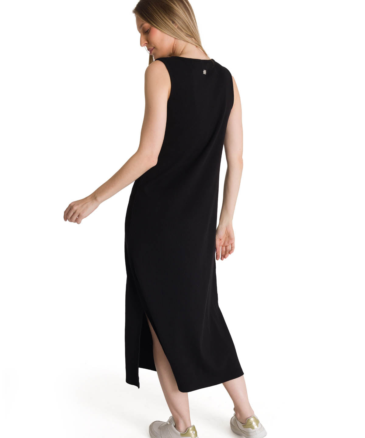 Vestido Mujer Rib Tank Negro CAT