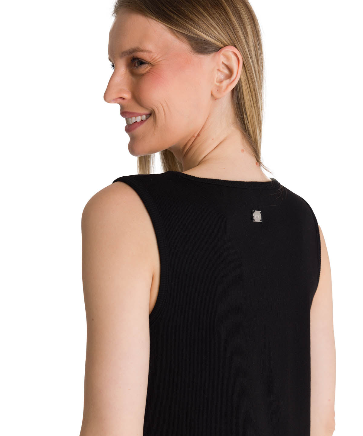 Vestido Mujer Rib Tank Negro CAT