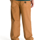 Pantalón Hombre Double Front Canvas Café CAT
