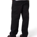 Pantalón Hombre Straight Double Negro Cat