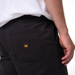 Pantalón Hombre Straight Double Negro Cat