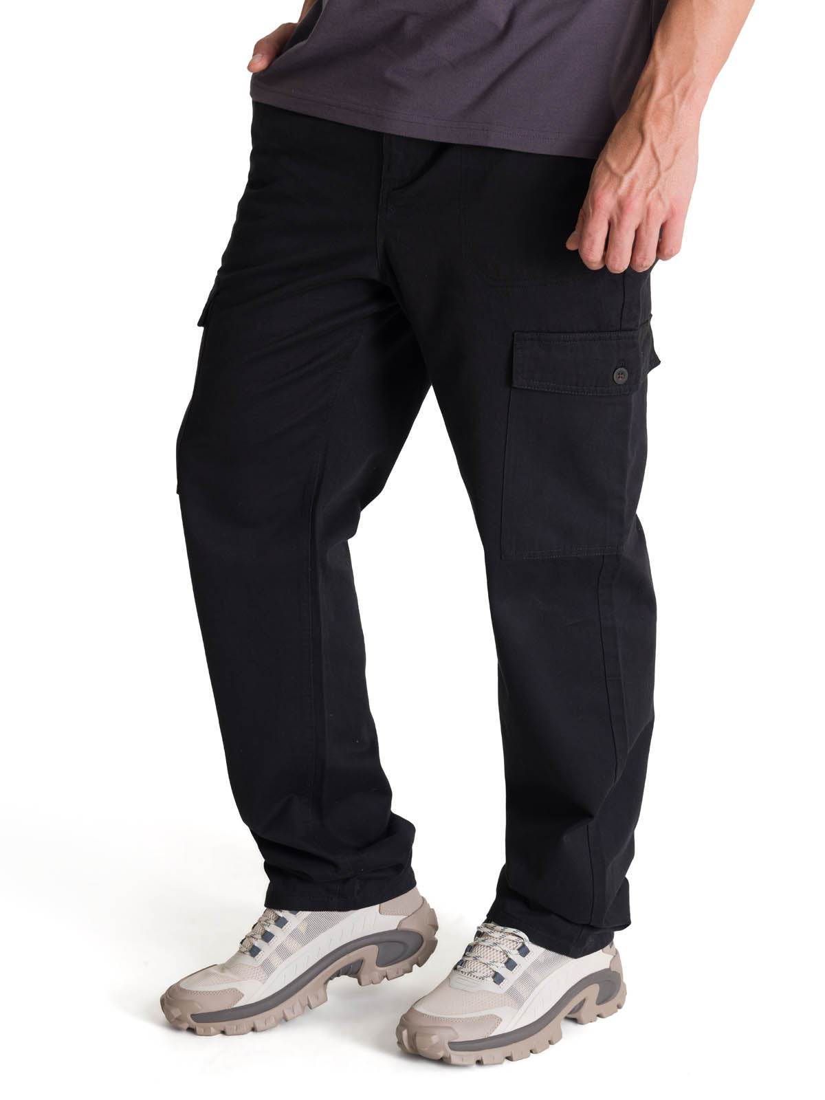 Pantalón Hombre Cargo Straight Negro CAT