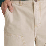 Short Hombre Double Front Carpenter Beige CAT