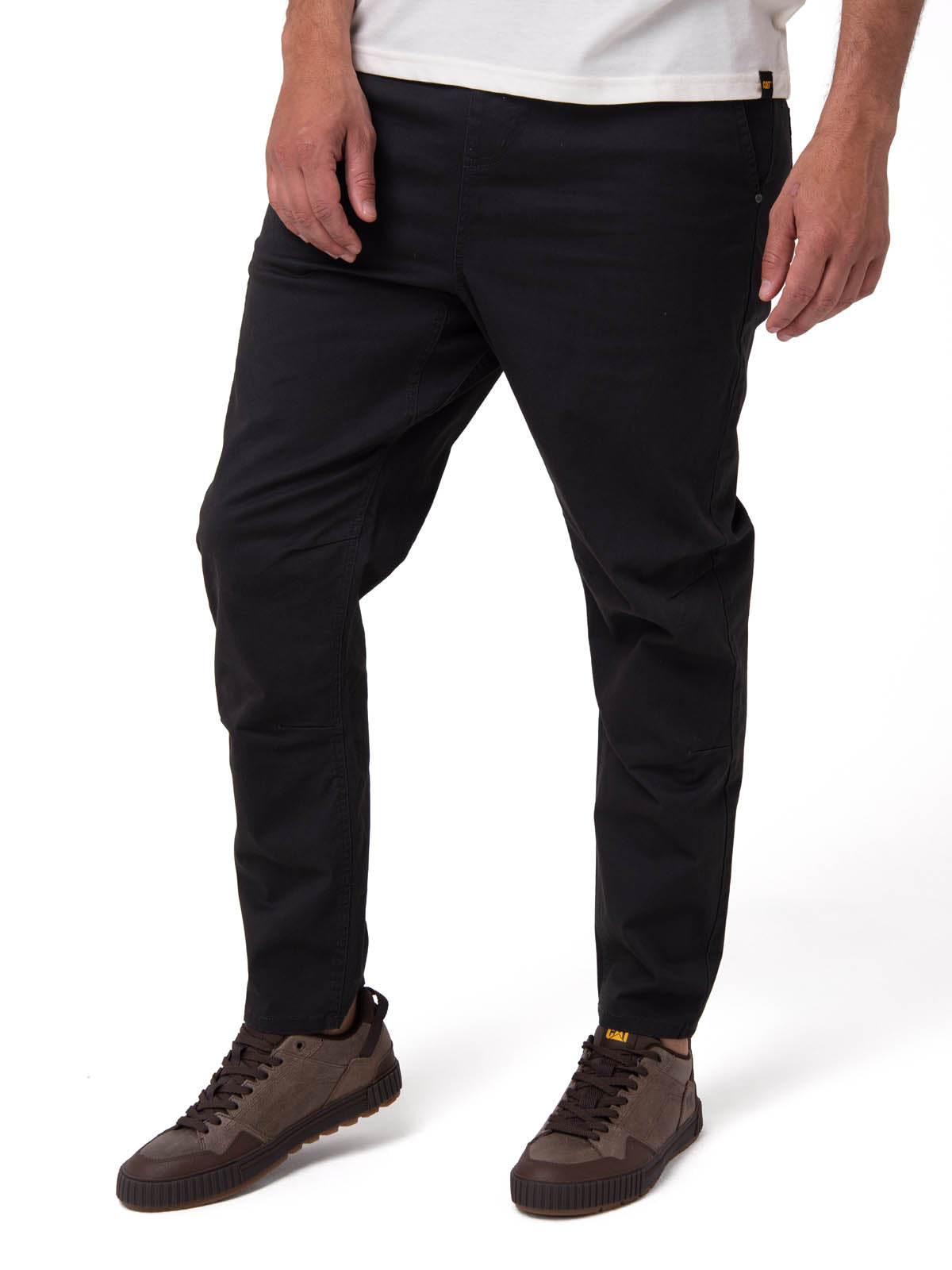 Pantalón Twill Hombre Stretch Utility Negro CAT