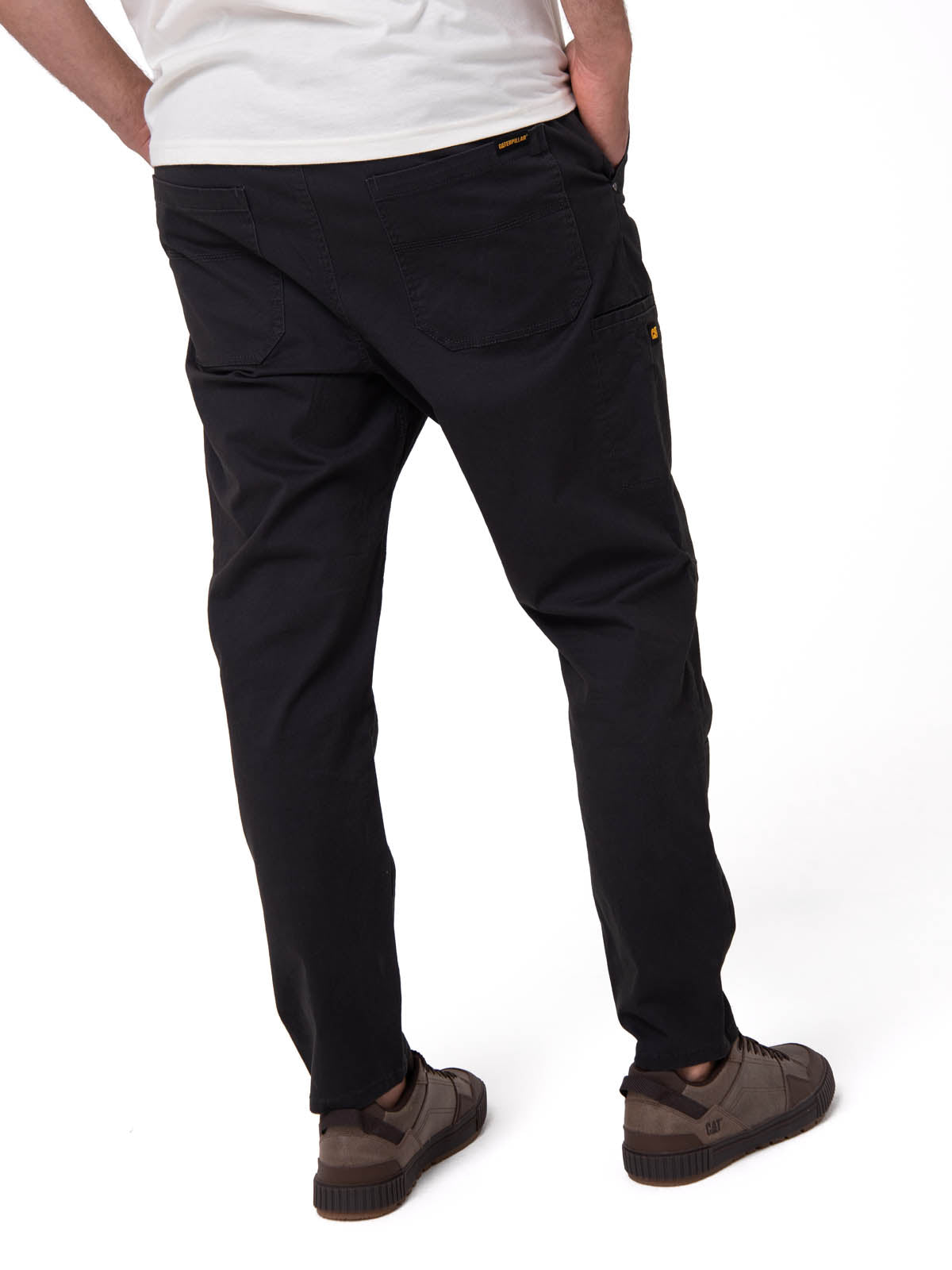 Pantalón Twill Hombre Stretch Utility Negro CAT
