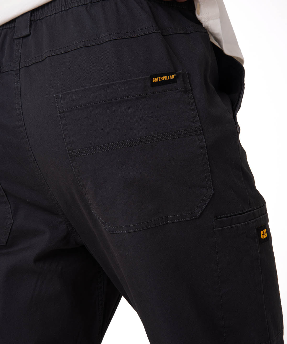 Pantalón Twill Hombre Stretch Utility Negro CAT