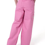 Pantalón Mujer Canvas Carpenter Rosa Cat