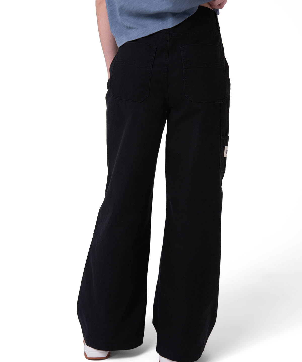 Pantalón Mujer Canvas Carpenter Negro Cat