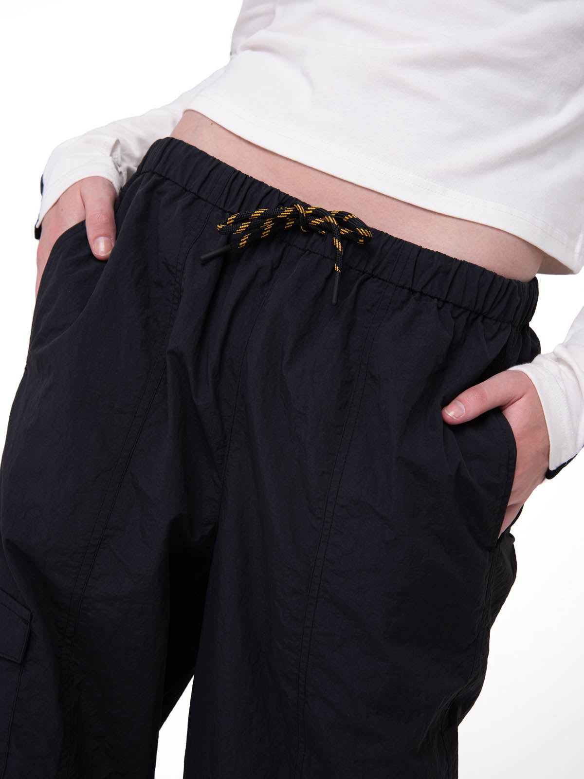 Pantalón Mujer Pull-On Cargo Negro Cat