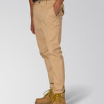 Pantalón Hombre Slim Tapered Chino Beige Cat