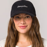 Jockey Con Broche Mujer W'S Script Hat Negro Cat