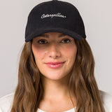 Jockey Con Broche Mujer W'S Script Hat Negro Cat