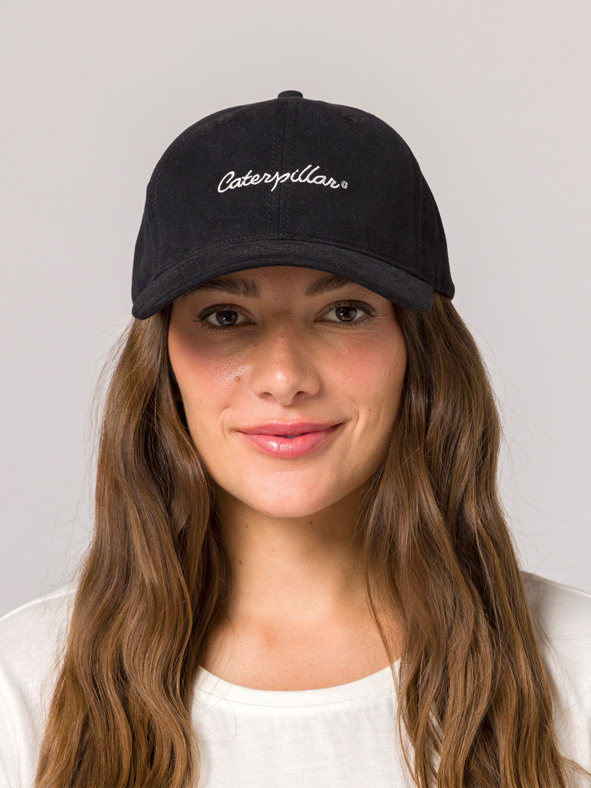 Jockey Con Broche Mujer W'S Script Hat Negro Cat