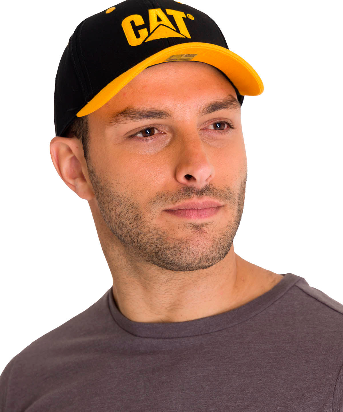 Jockey Hombre Logo CAT Negro Cat