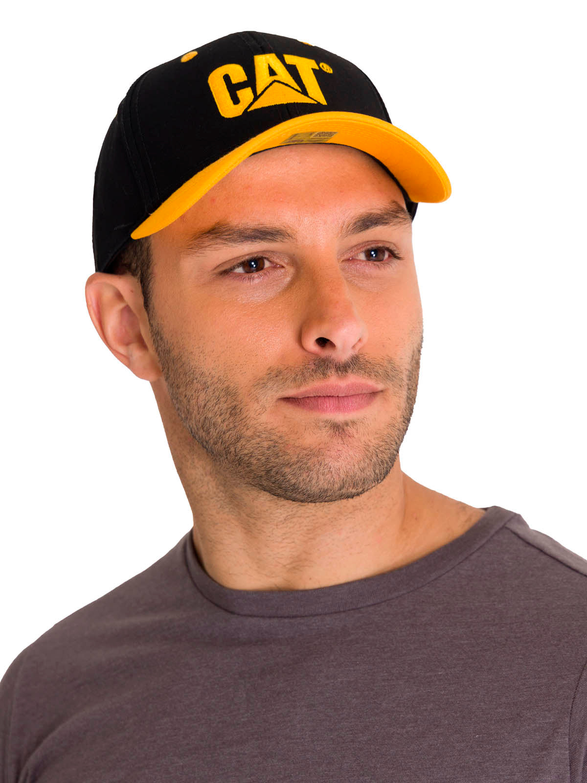 Jockey Hombre Logo CAT Negro Cat