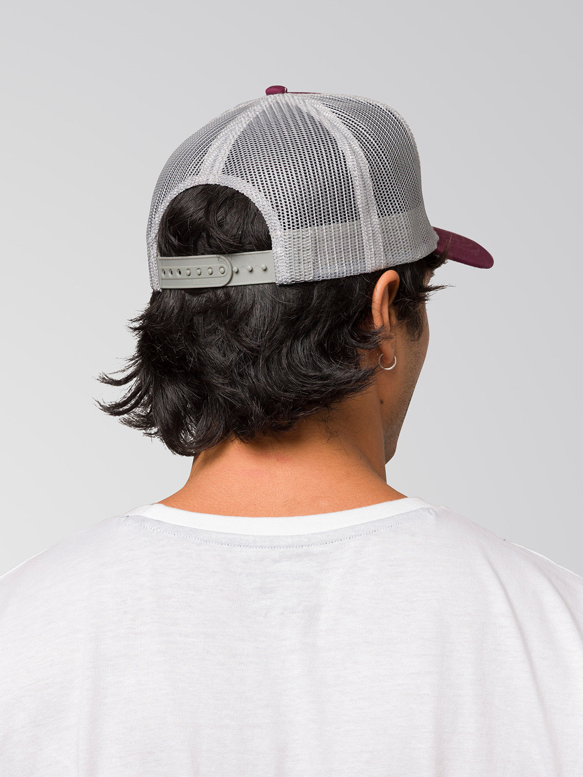 Jockey Malla Hombre Logo Burdeo CAT