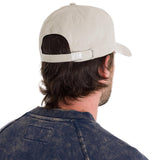 Jockey Con Hebilla Casual Unisex Pigment Dyed Cat Logo Hat Beige Cat
