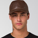 Jockey Cuero Francés Casual Unisex Faux Leather Hat Café Cat