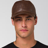 Jockey Cuero Francés Casual Unisex Faux Leather Hat Café Cat