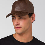 Jockey Cuero Francés Casual Unisex Faux Leather Hat Café Cat