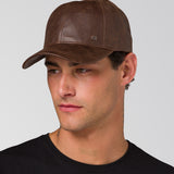 Jockey Cuero Francés Casual Unisex Faux Leather Hat Café Cat