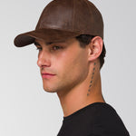 Jockey Cuero Francés Casual Unisex Faux Leather Hat Café Cat