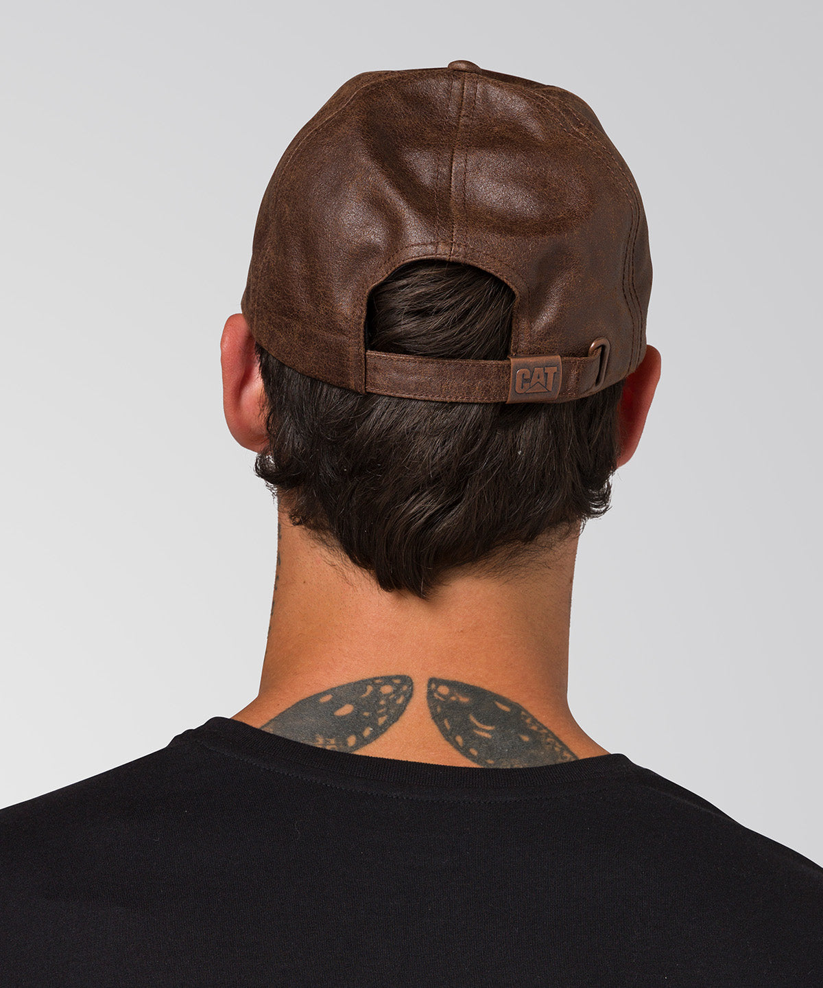 Jockey Cuero Francés Casual Unisex Faux Leather Hat Café Cat