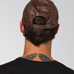 Jockey Cuero Francés Casual Unisex Faux Leather Hat Café Cat