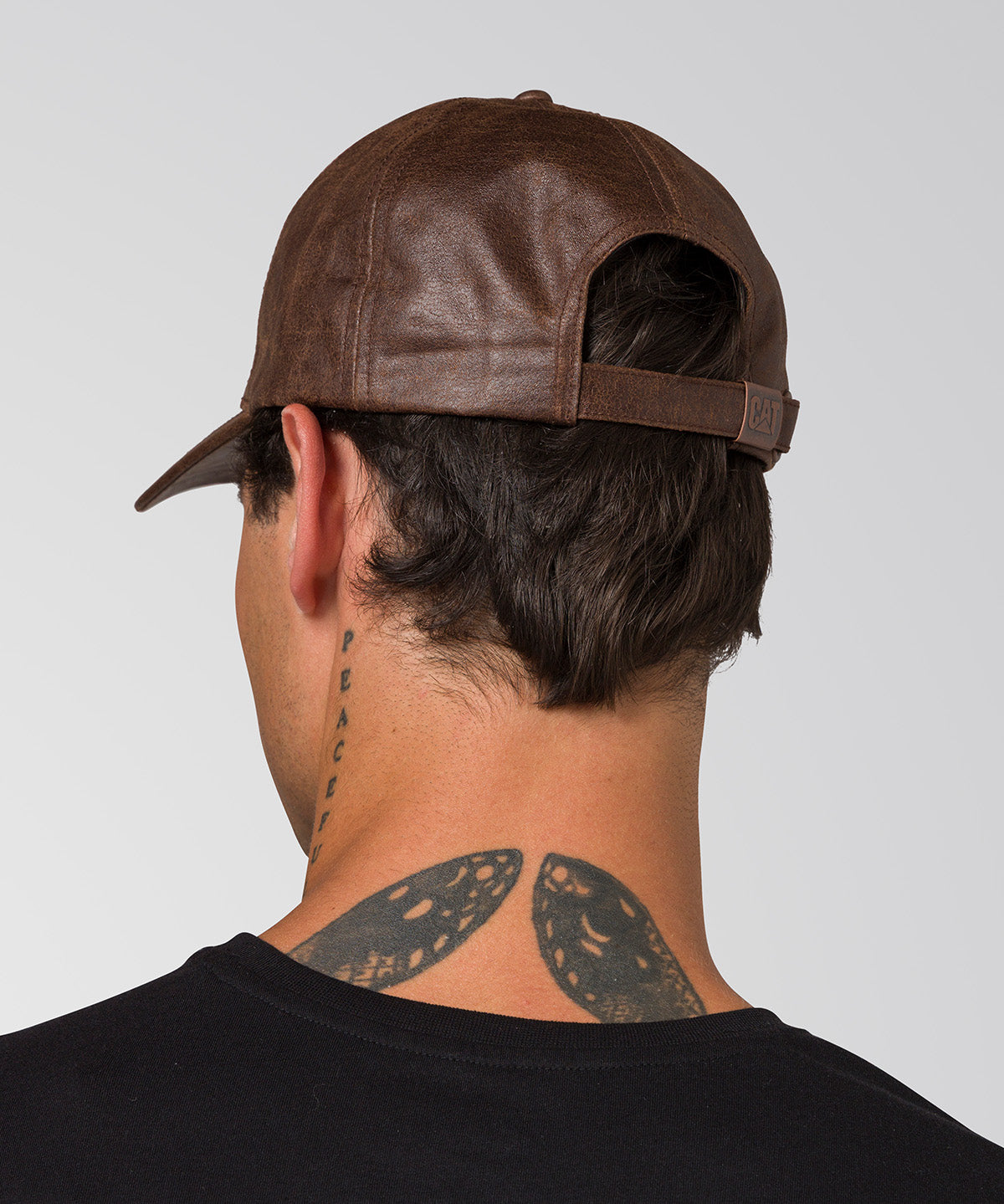 Jockey Cuero Francés Casual Unisex Faux Leather Hat Café Cat