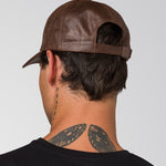 Jockey Cuero Francés Casual Unisex Faux Leather Hat Café Cat