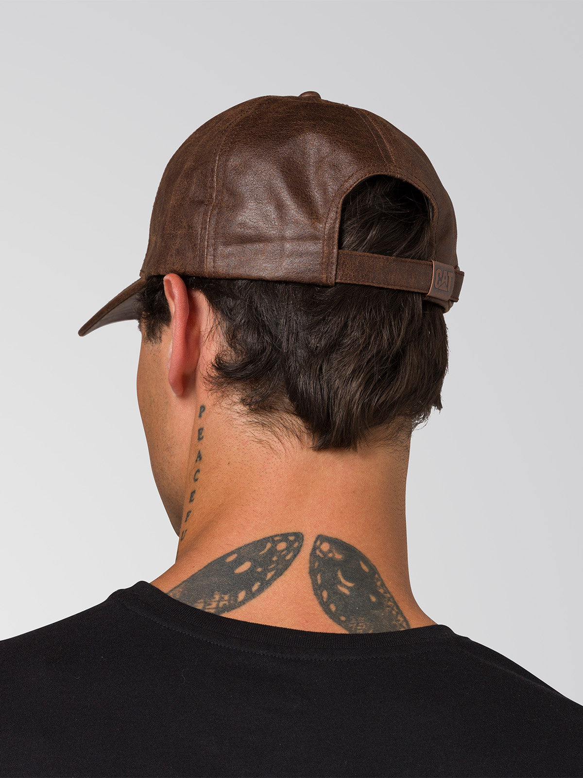 Jockey Cuero Francés Casual Unisex Faux Leather Hat Café Cat